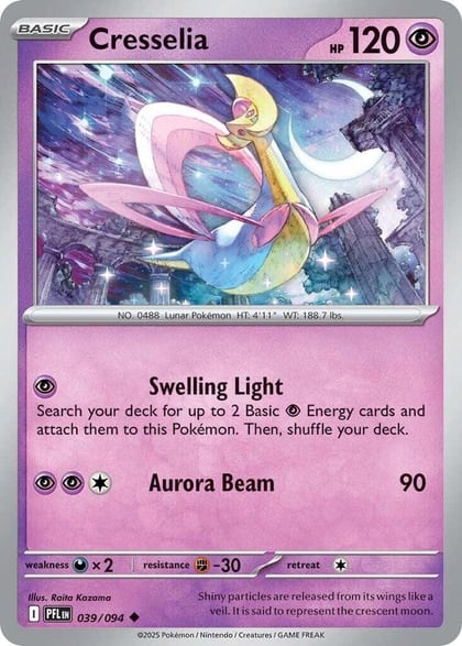Cresselia, ME02: Phantasmal Flames 039/094