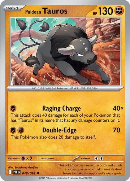 Paldean Tauros, ME02: Phantasmal Flames 048/094