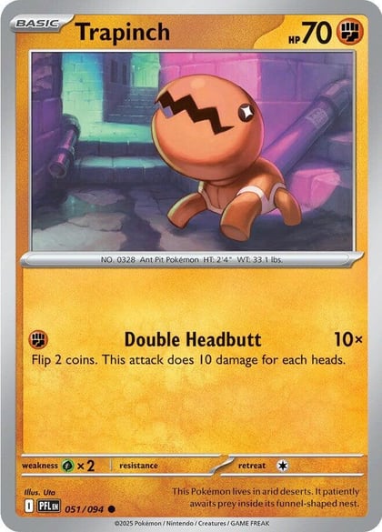 Trapinch, ME02: Phantasmal Flames 051/094