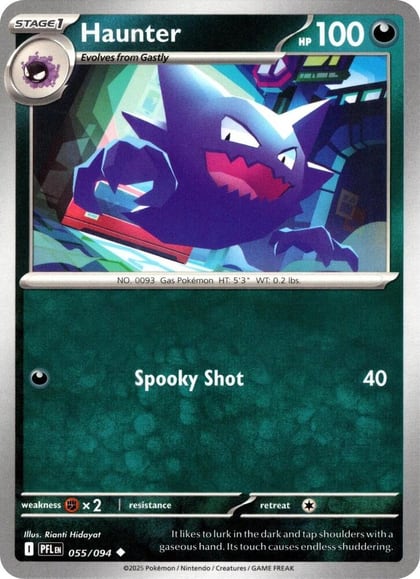 Haunter - 055/094, ME02: Phantasmal Flames 055/094