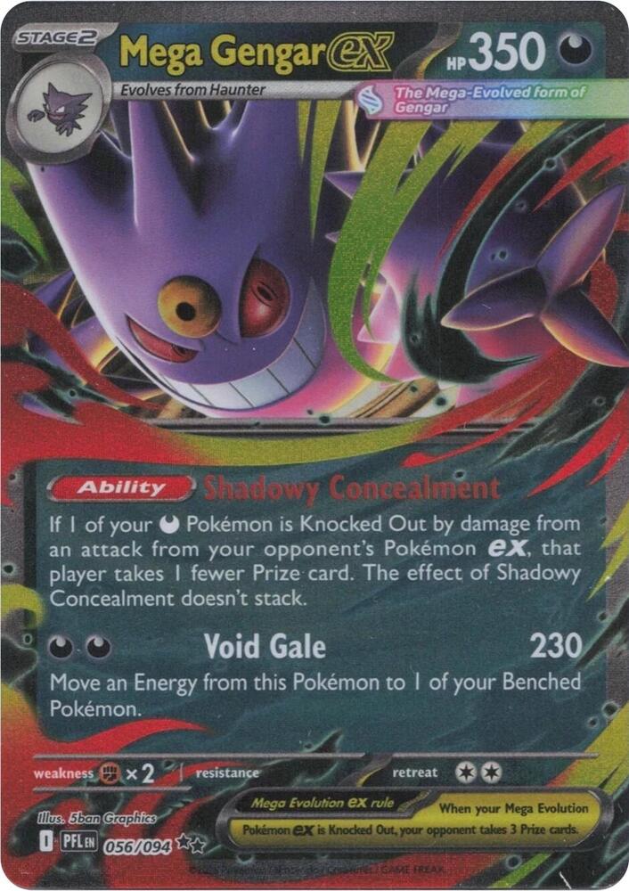 Mega Gengar ex, ME02: Phantasmal Flames 056/094