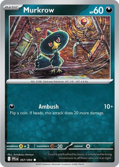 Murkrow, ME02: Phantasmal Flames 057/094