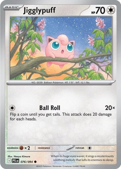 Jigglypuff, ME02: Phantasmal Flames 076/094