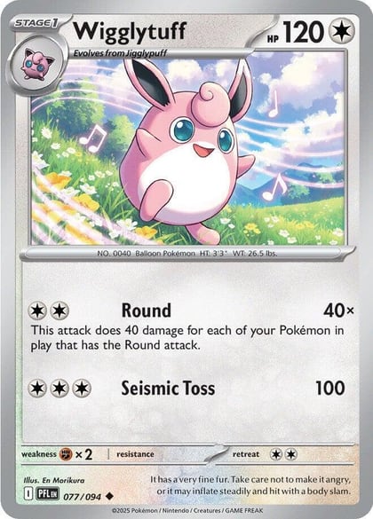 Wigglytuff - 077/094, ME02: Phantasmal Flames 077/094