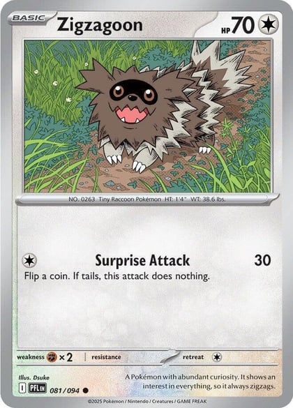 Zigzagoon, ME02: Phantasmal Flames 081/094
