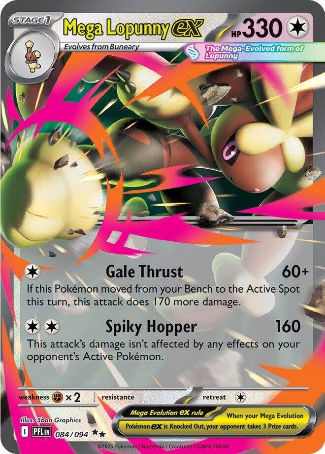 Mega Lopunny ex - 084/094, ME02: Phantasmal Flames 084/094