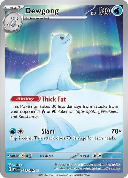 Dewgong - 097/094, ME02: Phantasmal Flames 097/094