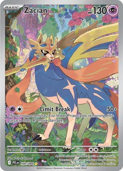 Zacian - 100/094, ME02: Phantasmal Flames 100/094