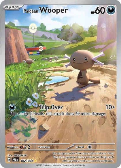 Paldean Wooper, ME02: Phantasmal Flames 102/094