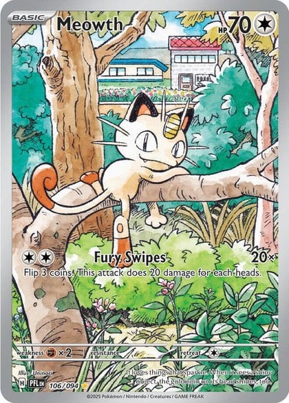 Meowth, ME02: Phantasmal Flames 106/094