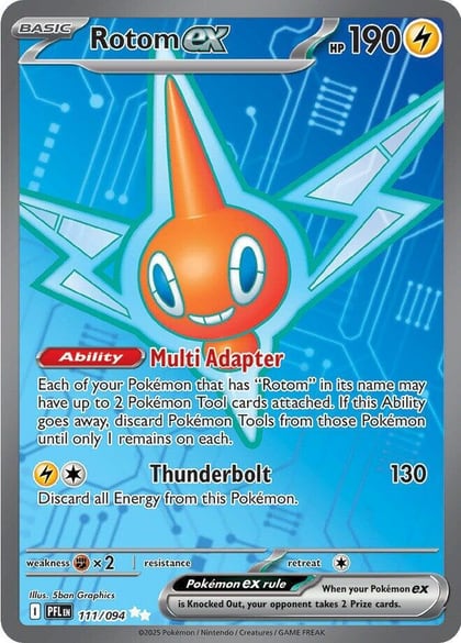 Rotom ex - 111/094, ME02: Phantasmal Flames 111/094