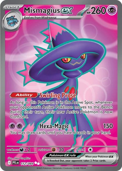 Mismagius ex - 112/094, ME02: Phantasmal Flames 112/094