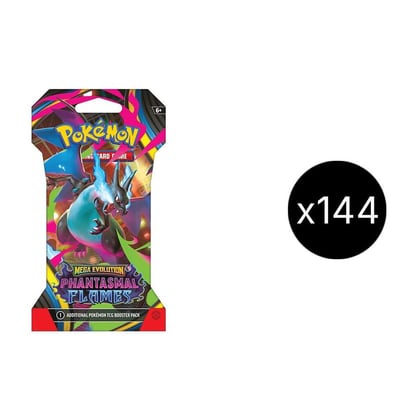 Phantasmal Flames Sleeved Booster Case, ME02: Phantasmal Flames P655282