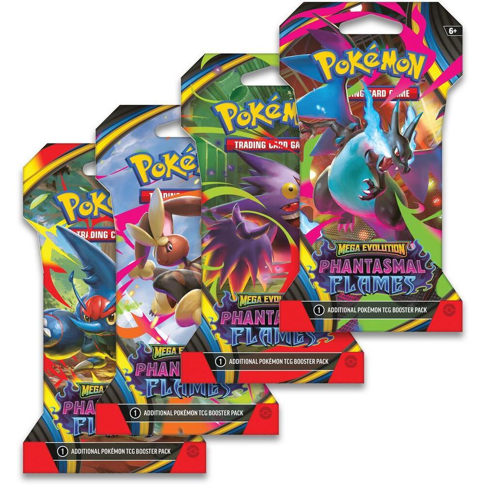 Phantasmal Flames Sleeved Booster Pack Art Bundle [Set of 4], ME02: Phantasmal Flames P664903