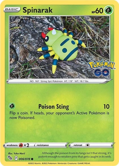 Spinarak, Pokemon GO 006/078