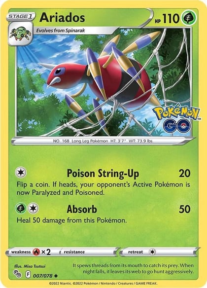 Ariados, Pokemon GO 007/078