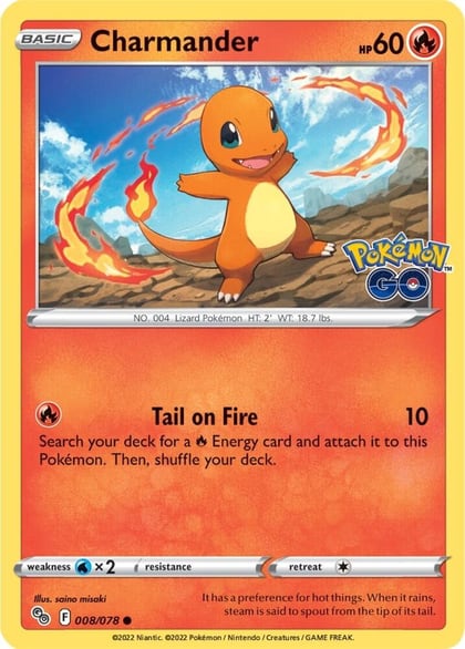 Charmander, Pokemon GO 008/078