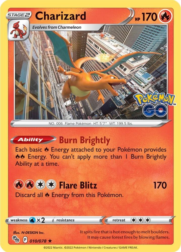 Charizard, Pokemon GO 010/078