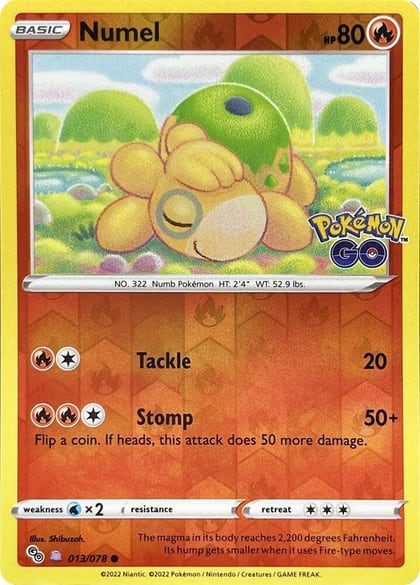 Numel (Peelable Ditto), Pokemon GO 013/078