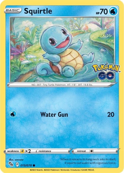 Squirtle, Pokemon GO 015/078