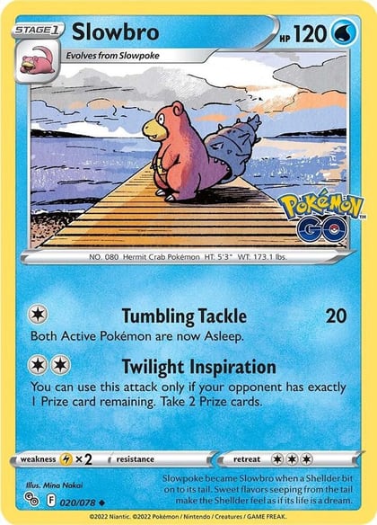 Slowbro, Pokemon GO 020/078