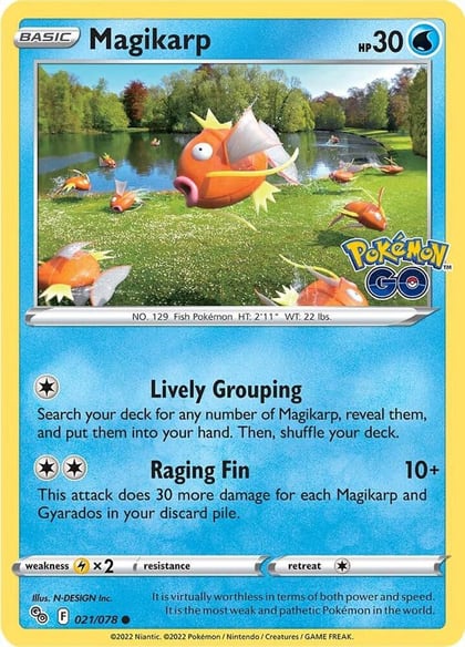 Magikarp, Pokemon GO 021/078