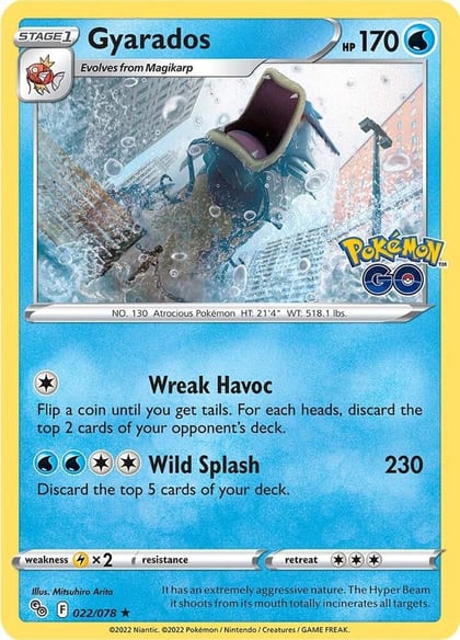 Gyarados, Pokemon GO 022/078