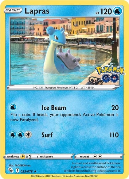 Lapras, Pokemon GO 023/078