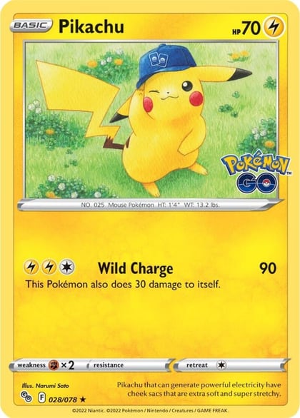Pikachu (28), Pokemon GO 028/078