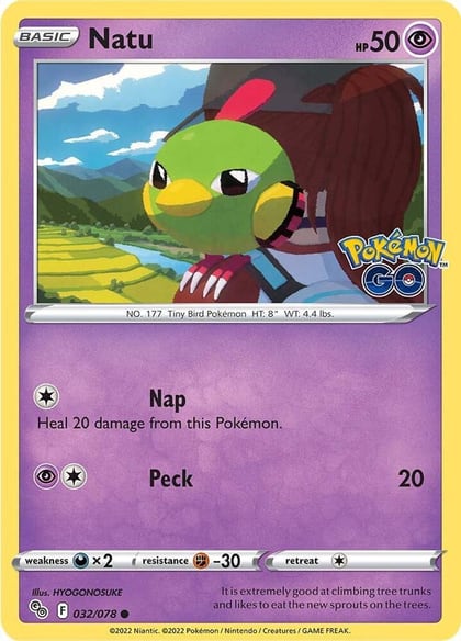 Natu, Pokemon GO 032/078