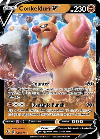 Conkeldurr V, Pokemon GO 040/078