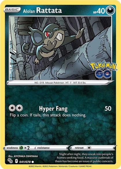 Alolan Rattata, Pokemon GO 041/078