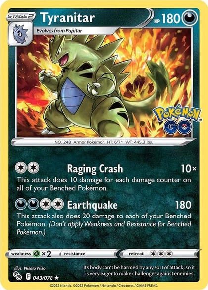 Tyranitar, Pokemon GO 043/078