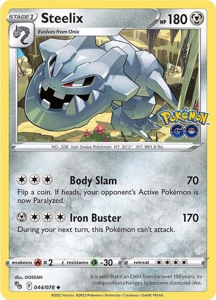 Steelix, Pokemon GO 044/078