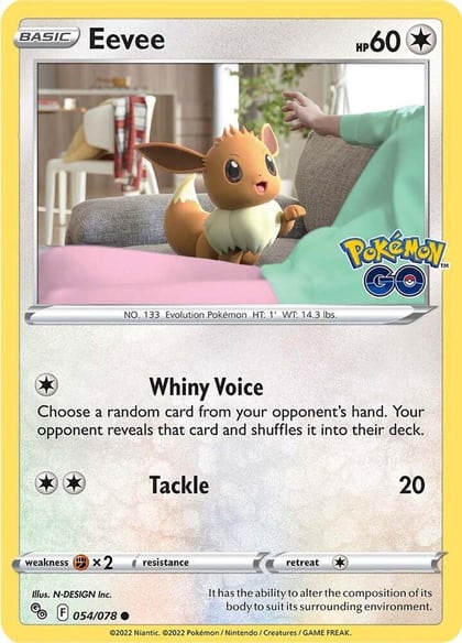 Eevee, Pokemon GO 054/078