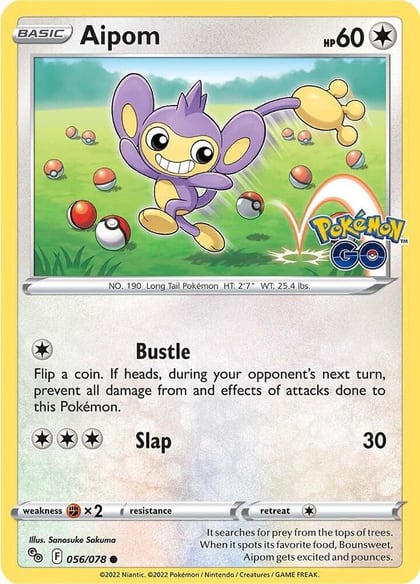 Aipom, Pokemon GO 056/078