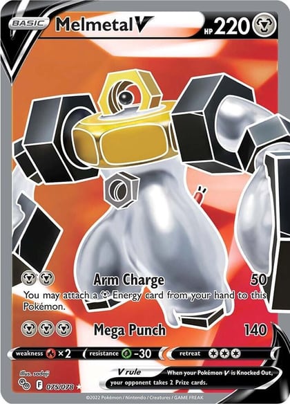 Melmetal V (Full Art), Pokemon GO 075/078