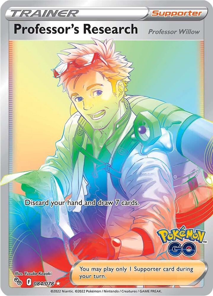 Professor's Research [Professor Willow] (Secret), Pokemon GO 084/078