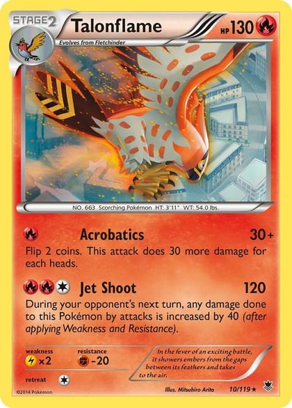 Talonflame, XY - Phantom Forces 10/119
