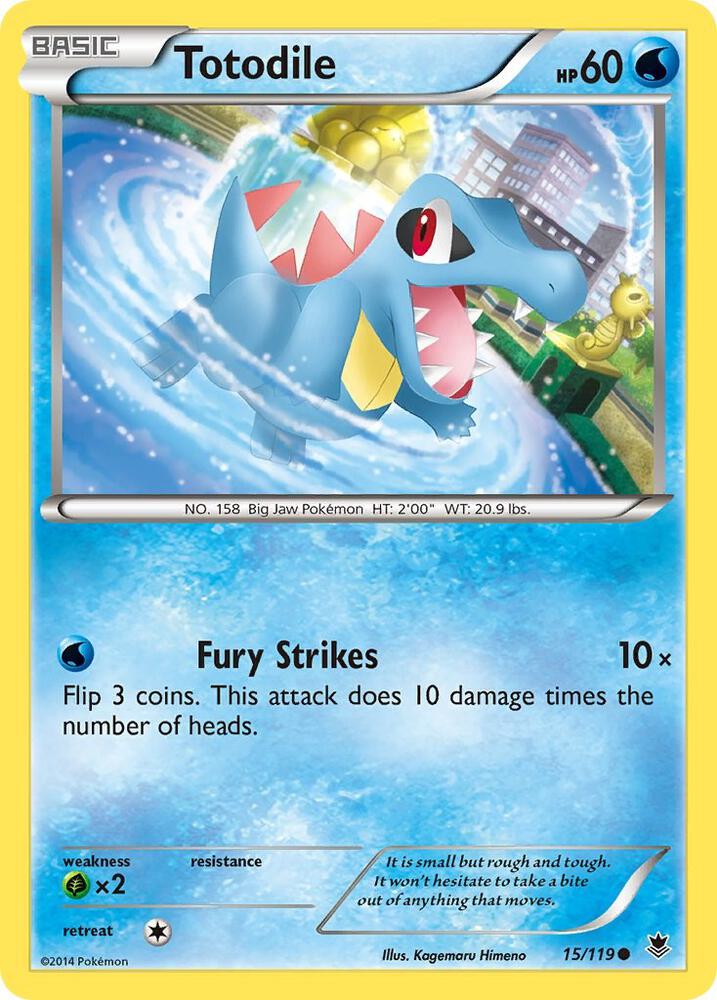 Totodile, XY - Phantom Forces 15/119