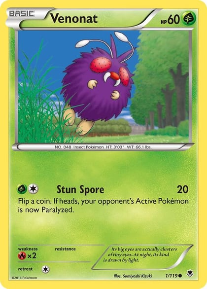 Venonat, XY - Phantom Forces 1/119