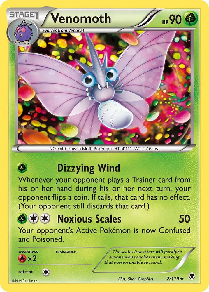 Venomoth, XY - Phantom Forces 2/119