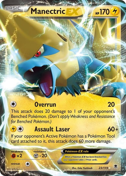 Manectric EX, XY - Phantom Forces 23/119