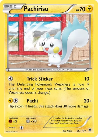 Pachirisu, XY - Phantom Forces 25/119
