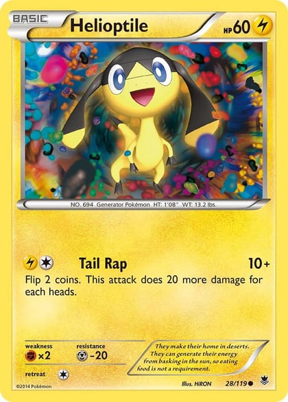 Helioptile (28), XY - Phantom Forces 28/119