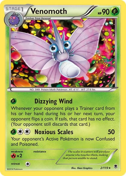 Venomoth, XY - Phantom Forces 2/119