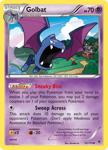Golbat, XY - Phantom Forces 32/119