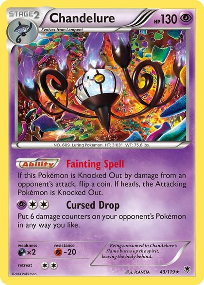 Chandelure, XY - Phantom Forces 43/119