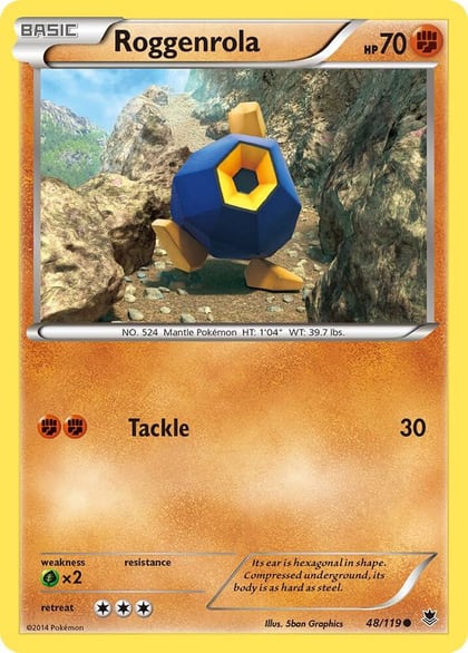 Roggenrola, XY - Phantom Forces 48/119