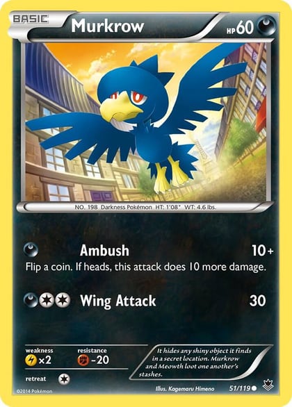 Murkrow, XY - Phantom Forces 51/119